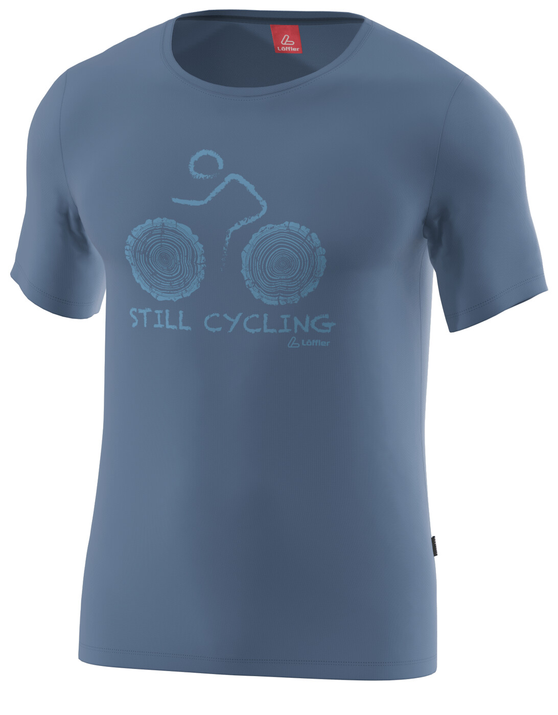 LÖFFLER M PRINTSHIRT CYC MERINO-TENCEL - Herren