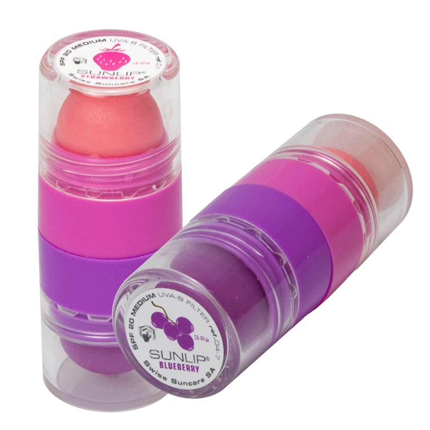 BELSUN Sunlip Duo Erdbeere/Apfel