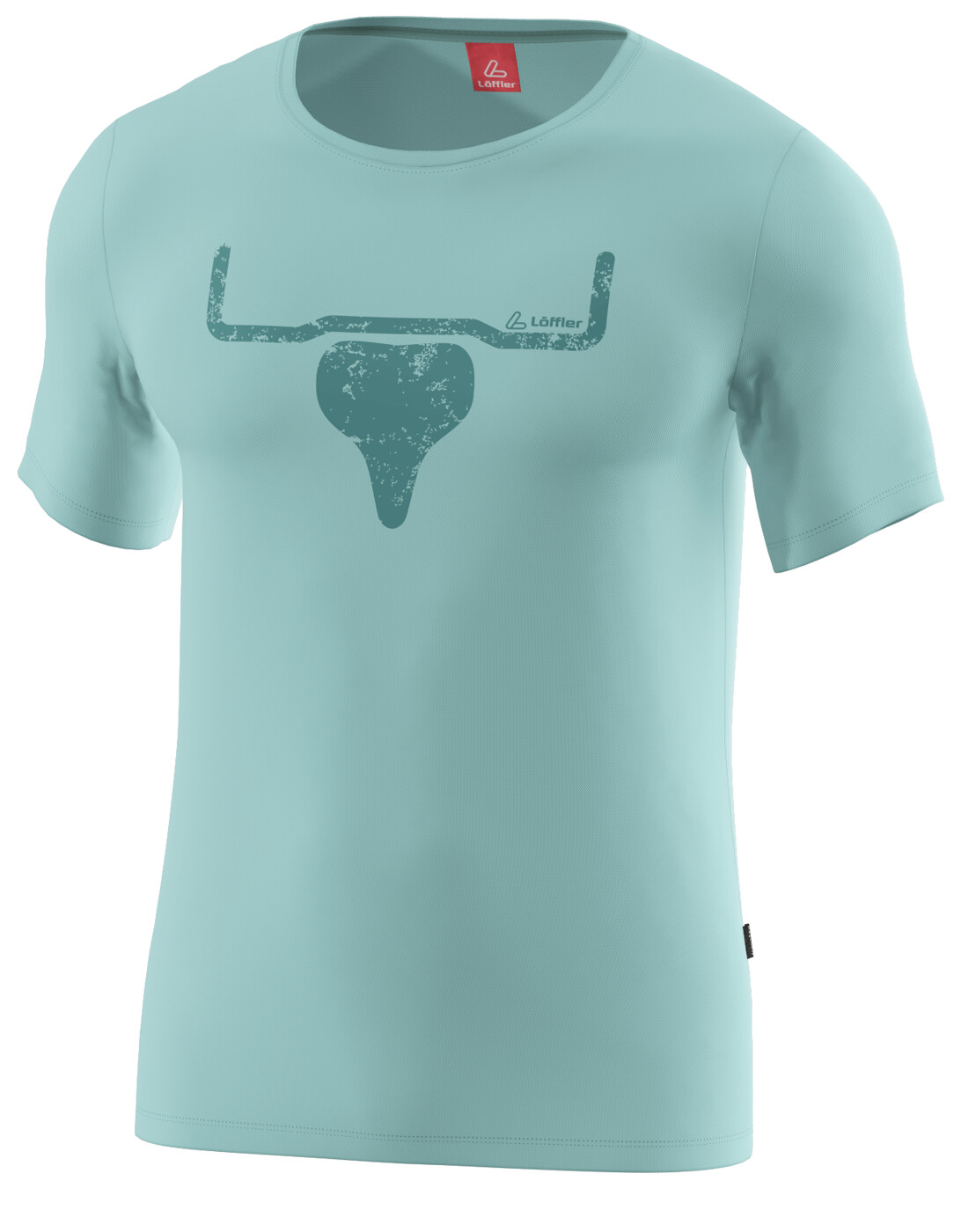 LÖFFLER M PRINTSHIRT CYC MERINO-TENCEL - Herren